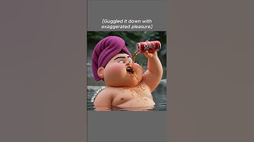 Russell Drinks Special SODA BEVERAGE In Hot Spring ♨️ 🫗#shorts #aiart #memes