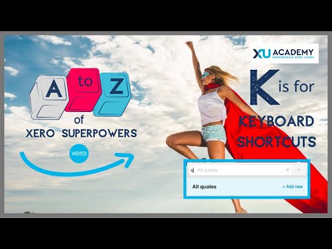 Xero Keyboard Shortcuts