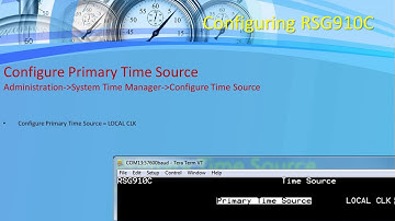 Configuring PTP PowerProfile on Ruggedcom RST2228 RSG910C RMC8388A v5 3