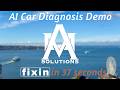 AI Car Diagnosis Demo | Fixin in 37 Seconds