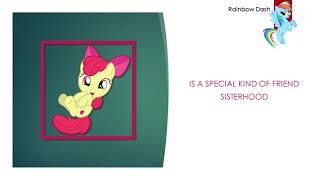 My Little Pony - Sisterhood Lyrics