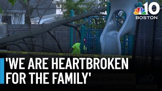Melrose in mourning after falling tree kills child at playground