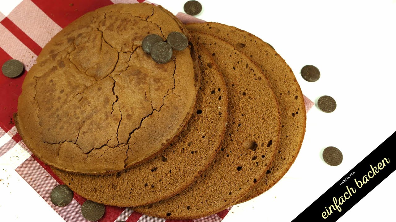 Schokoladen Torten Boden Grundrezept nach Sacher Art