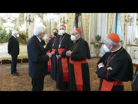 Mattarella incontra i Cardinali Italiani di nuova nomina