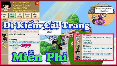 Ngọc Rồng Online - Cách Nhận Cải Trang 2k Ngọc Miễn Phí Cho Anh Em Nghèo Mà Chăm Chỉ