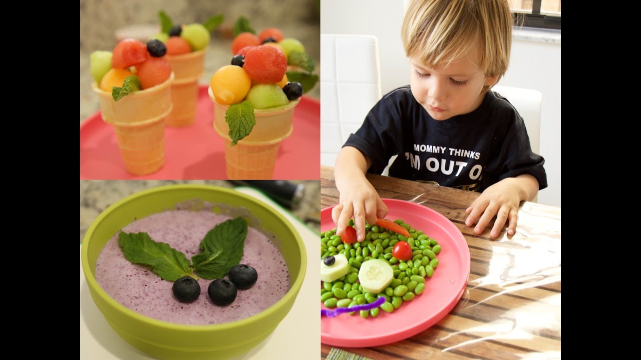 4 snacks saludables para hacer con tus niños/as - Ternurarte