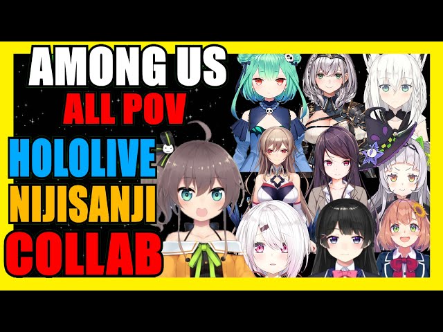 NIJISANJI EN Official on X: 【NIJISANJI Among Us World Edition】 Who is the  most sus of them all? Catch the POV livestreams on the Livers' channels! 🔻  Schedule Sun 13 June 12PM