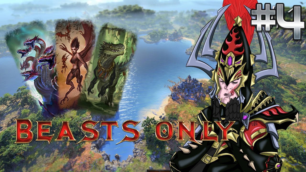 Rakarth 'Beasts Only' campaign challenge! [4] Immortal Empires! - YouTube