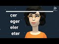 Les verbes en: CER /GER /ELER /ETER