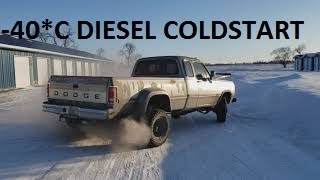 EXTREME DIESEL HARD COLD START compilation #51 40*C LONG | холодный запуск дизелей зимой в мороз