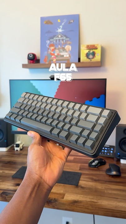 Budget creamy keyboard with nice design, Aula F65 #tech #setup #keyboard #asmr