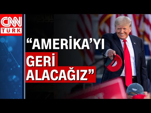 Donald Trump 7 ay sonra ilk kez meydanlara döndü