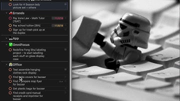 Demo - Keyboard Maestro + OmniFocus: Toggling between detailed view to simplified view