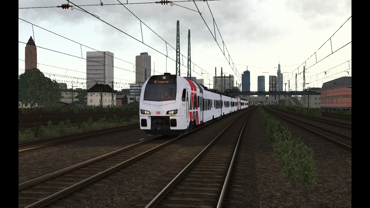 Train Simulator Classic, Frankfurt-Koblenz route, In the Rush Hour Scenario