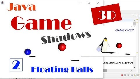 Java 3D: How to Create a Mini Game_1_2 Floating Balls