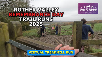 Rother Valley  Remembrance Day Trail Runs 2025   FULL POV RUN #10k
