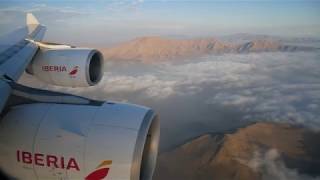 Iberia A340-600 Landing at Lima Jorge Chavez Intl - IB6659 - Last built A340