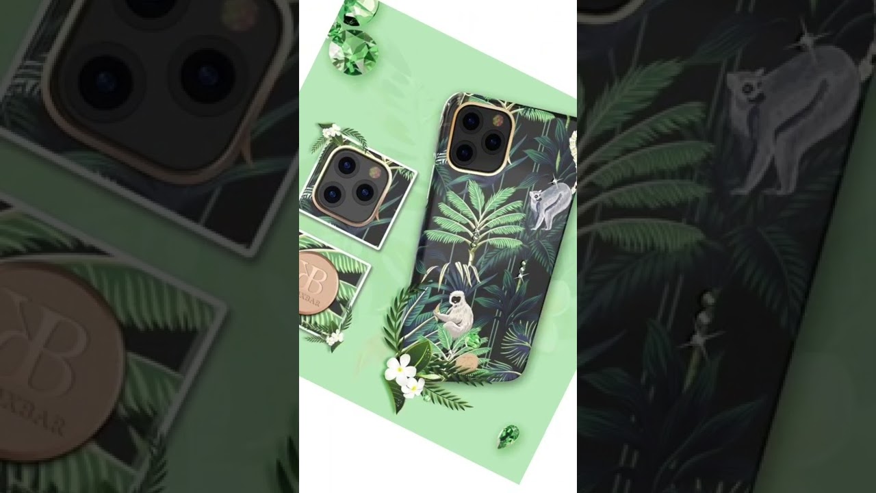 Kingxbar Blossom case decorated with original Swarovski crystals iPhone 11 Pro Max 