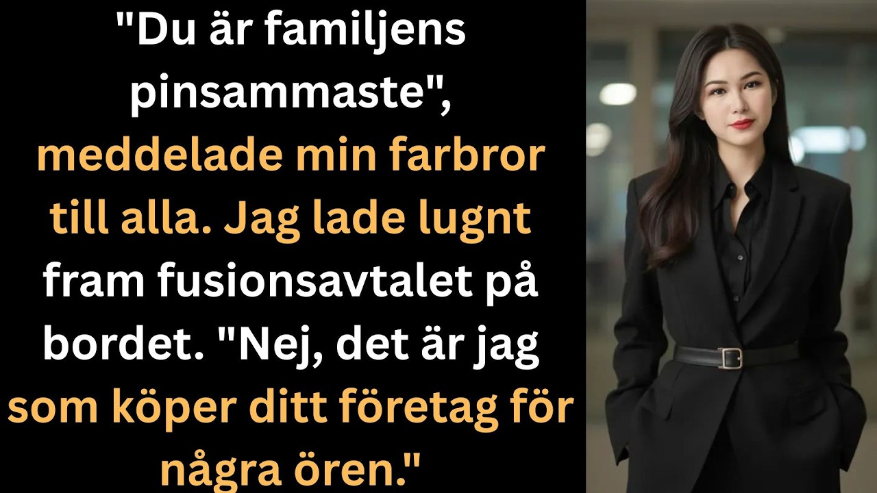 På årets familjemöte kallade min bror mig för familjens pinsamhet och skrattade åt mitt "lilla teknikföretag". De visste inte att jag hade byggt ett imperium som ägde 30 % av deras konkurrenter –...