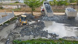 Update! Excellent Techniques Operator Bulldozer, Wheel Loader Push Stone with Truck Transport Stone