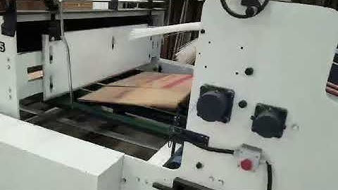 Full Automatic Folder Gluer Stitching Machine Sold In Turkey