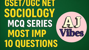 Top 10 Mcq | ugc nta net jrf / gset sociology 2025 | mock test|#ugc #net #jrf #ugcnetsociology