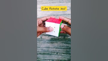 Rubiks cube rotate 360°//how to rotate 360° on rubiks cube#shorts #360°#rubikscube #rotate