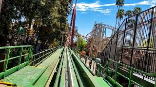 MonteZOOMa: The Forbidden Fortress POV (Front and Back Row) Knotts Berry Farm @LiftHillsandThrills
