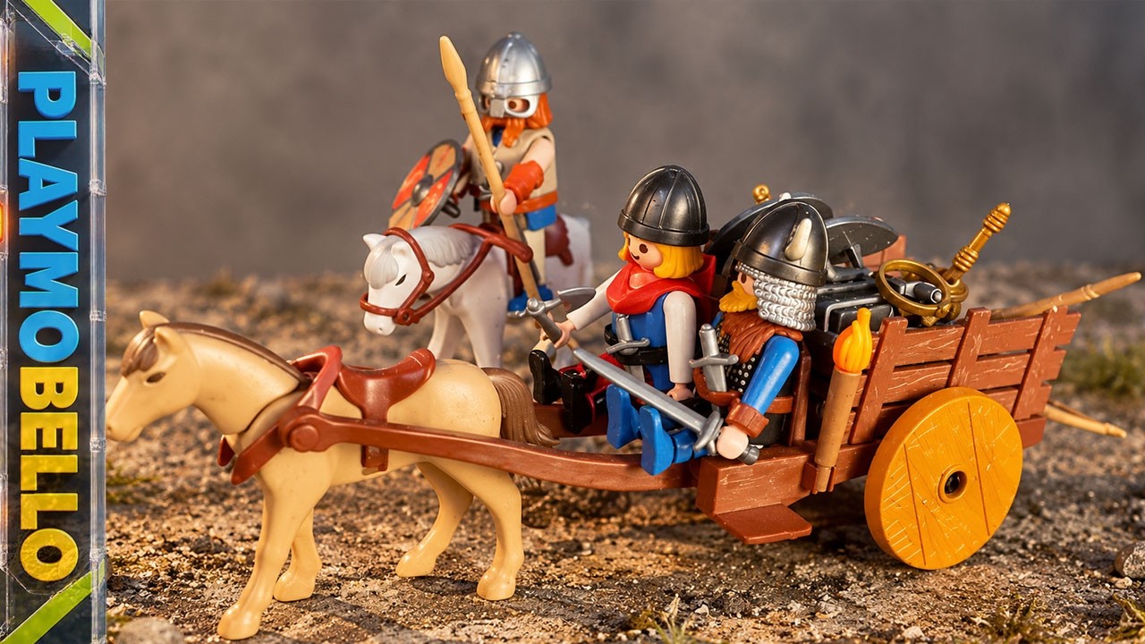Mur En Bois De Soutien PLAYMOBIL 3151 - Pour La Citadelle Viking - Pièce D'occasion