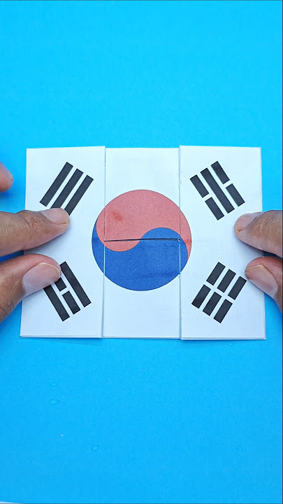 Interesting South Korea Paper Folding Puzzle | Paper Craft #shorts