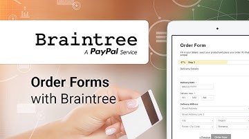 Creating an Order Form with Braintree integration