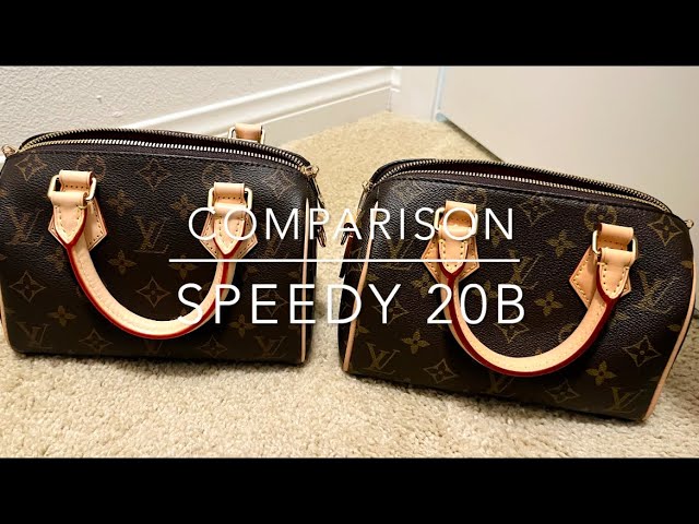 Louis Vuitton speedy 20 Super fake VS Authentic comparison 