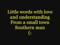 Alan Jackson- Small Town Southern Man (Lyrics)