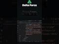 Delta Force Animation with CSS 🚀 #cssmagic #shorts #webdevelopment #programming