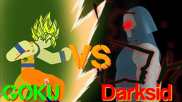 Goku vs DARKSID/ stick Nodes animation 