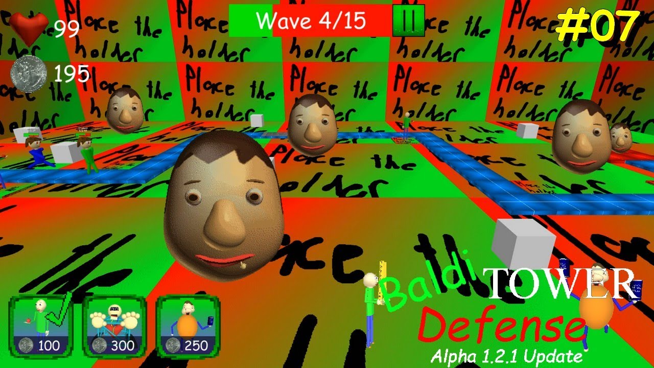 Baldi Tower Defense Standard Maps (Test Room) Alpha 1.2.1 Part7
