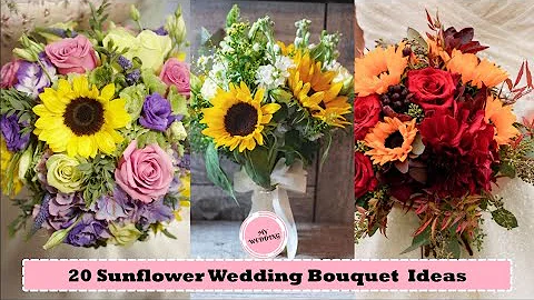 20 Stunning Sunflower Wedding Bouquet Ideas That Will Brighten Up Your Wedding Day