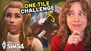 Can I expand my house in the ONE TILE BOX Challenge in The Sims 4?