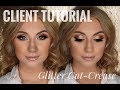 CLIENT TUTORIAL:  Glitter Cut Crease | ELIZAMADELINEMAKEUP