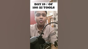 Welcome to Day 19 of my 100 Days, 100 AI Tools journey! 🚀 #shorts #artificialintelligence