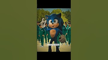 Thumbnail of WOWW SONIC TEAM IN SQUIDGAME  #knuckles #tails   #sonic3 #squidgame2 #shadow
