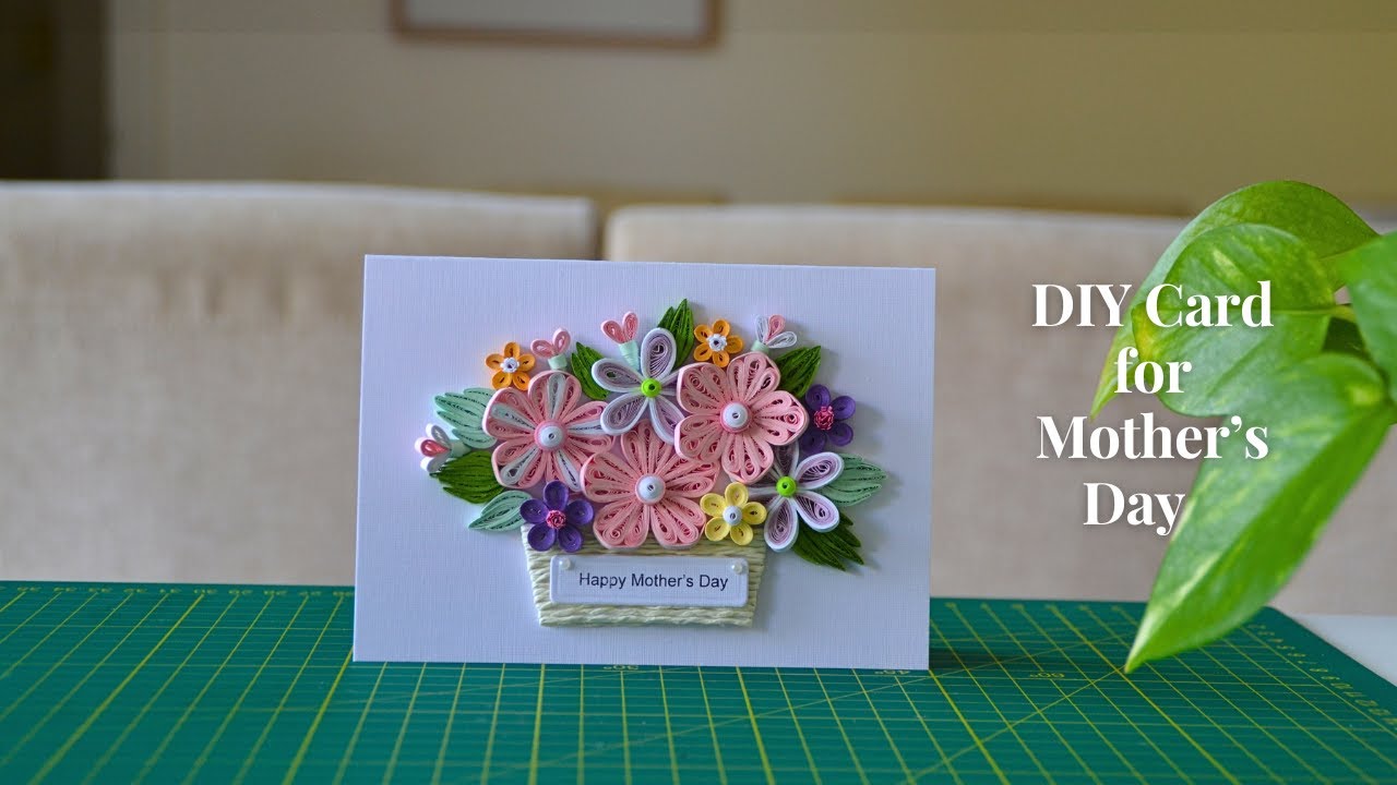 DIY MOTHER'S DAY CARD | How to Make a Greeting Card for Mother's Day ...