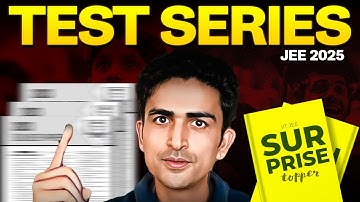Test Series Launch for All JEE 2025 Aspirants | JEE Main & Advanced