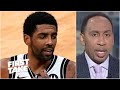 Kyrie Irving responds to being fined for not talking to the media. Stephen A. reacts | First Take