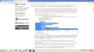 Selenium Java Webdriver -  first demo