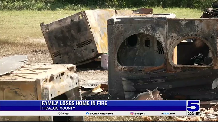 4 children hospitalized following mobile home fire in the La Blanca area