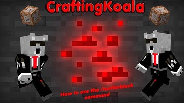 Command block tutorial #3: the /testforblock command