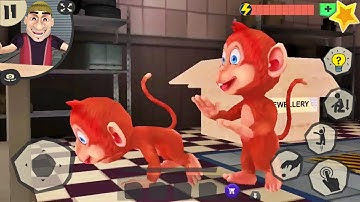 Scary Robber Home Clash Update New Level Monkeying Around Failed (Android/iOS)