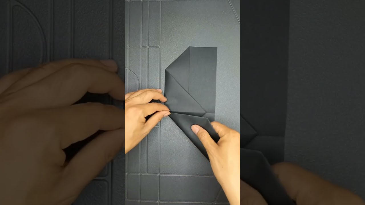 how to make a paper airplane arrowhead