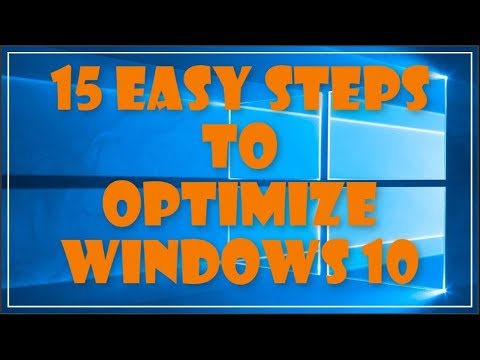 Windows 10 Optimize Performance - 15 Steps